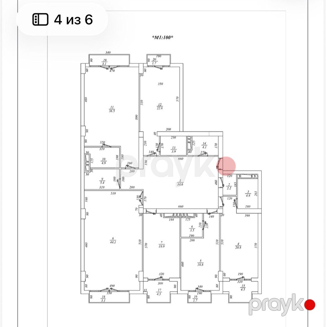 Satılır 5 otaqlı yeni tikili 267.5 m² — Mənzil, Bakı (8)