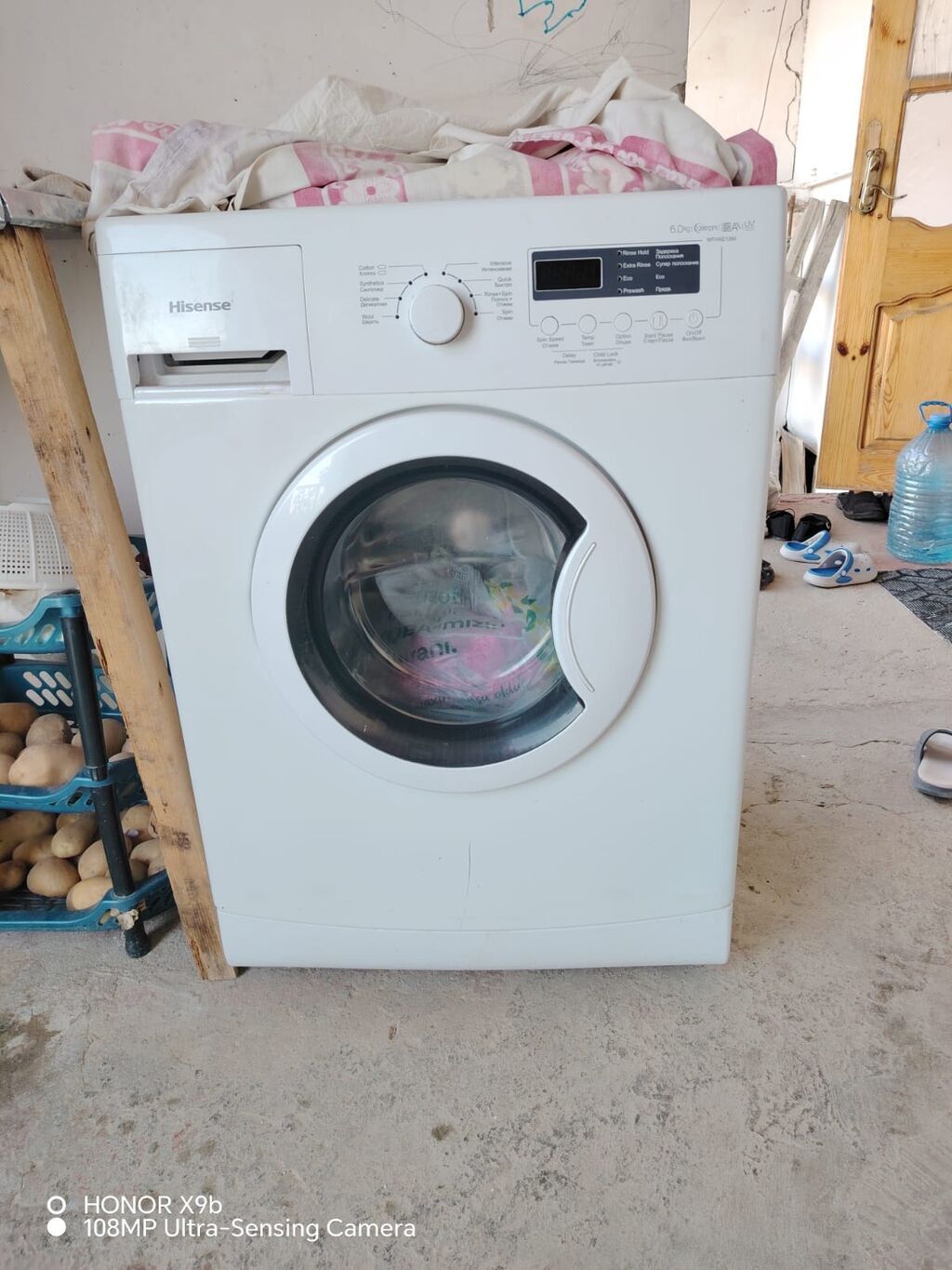 Hisense önyükləməli paltaryuyan maşın - Model: Hisense WHFVE 6010 — Paltaryuyan maşınlar, Bakı (2)