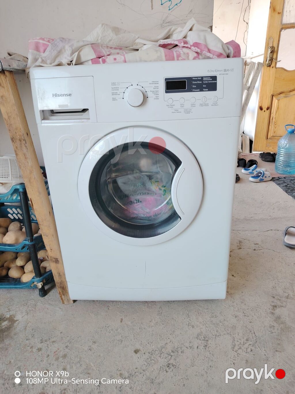 Hisense önyükləməli paltaryuyan maşın - Model: Hisense WHFVE 6010 — Paltaryuyan maşınlar, Bakı (2)