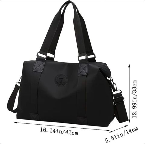 Səyahət/İdman çantası – - Ölçülər: - Qara model: 41 x 14 x 33 sm — Online market