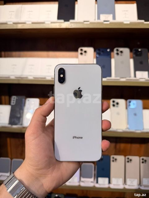 IPhone X, 64 GB, White Titanium, Face ID