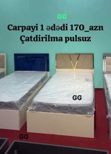 Çarpayı 90×200 sm, 170 AZN, matras hədiyyə — Çarpayılar
