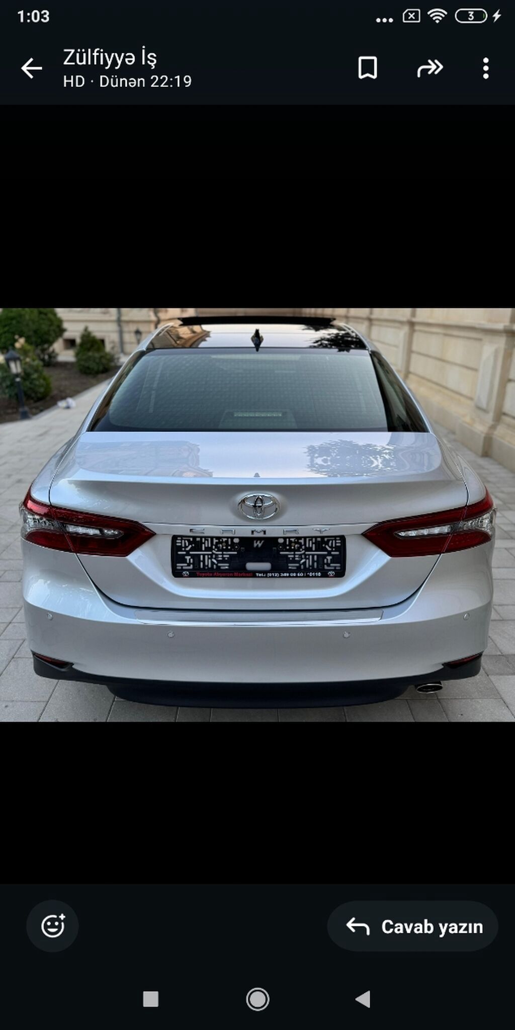 Toyota Camry: 2.5 l | 2021 il Sedan — Avto, Bakı (2)