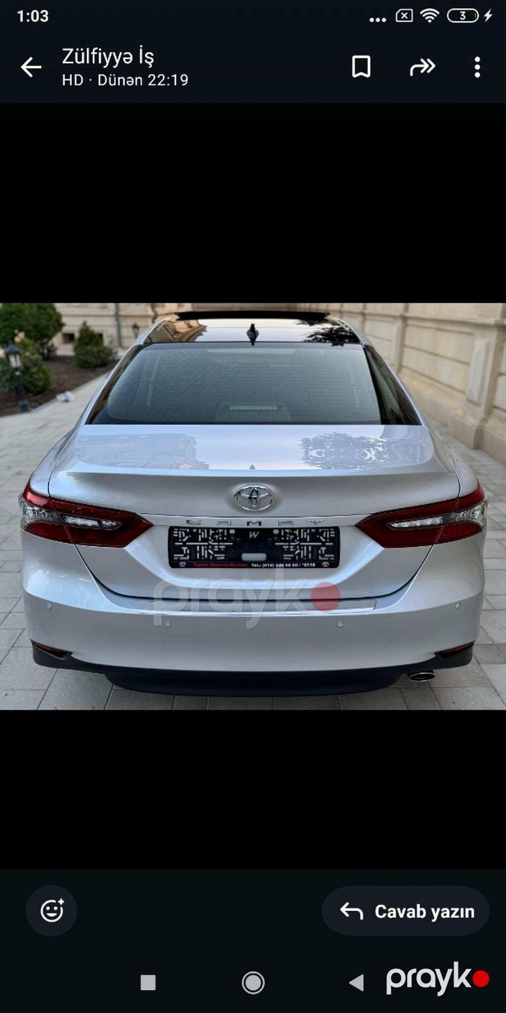 Toyota Camry: 2.5 l | 2021 il Sedan — Avtomobillər, Bakı (2)