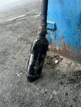 Moped/Motosiklet səsboğucu (egzoz) komplekti - Metal korpuslu, oval — Spare Parts & Accessories