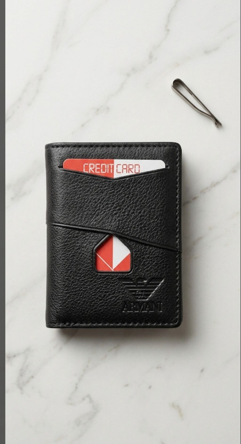 Mexanizmli Emporio Armani kart qabı – incə və funksional dizayn. - — Aksesuarlar, Sumqayıt