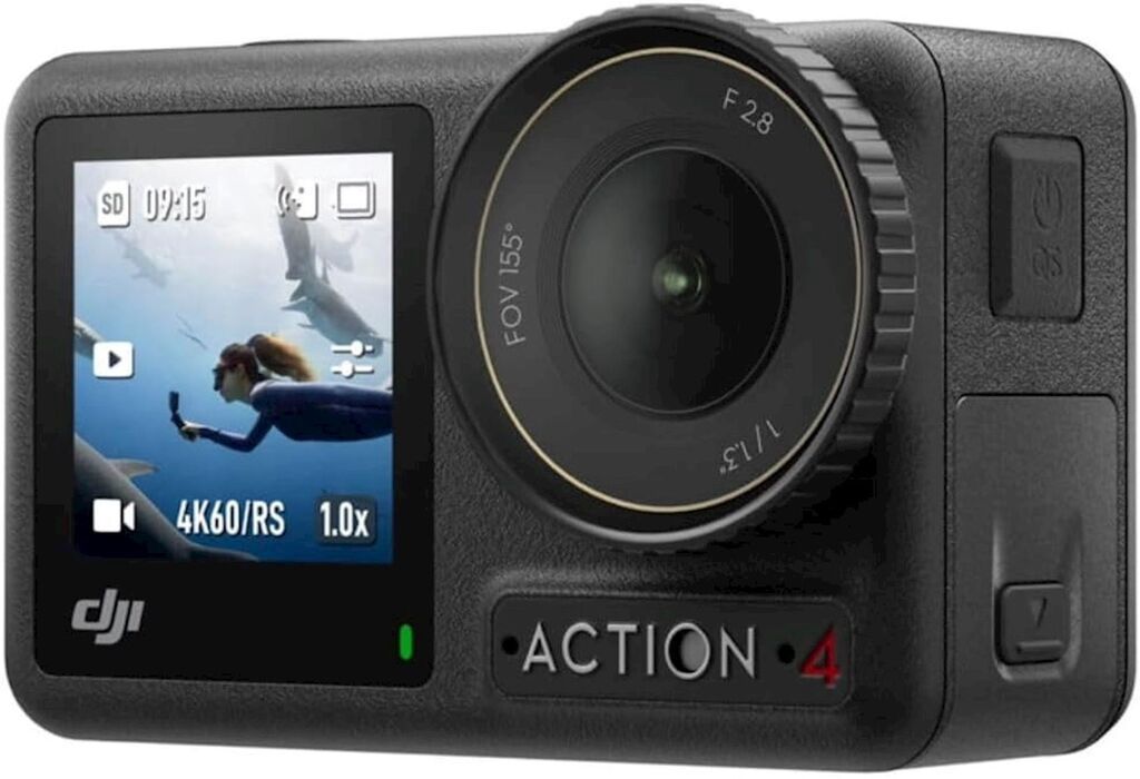 DJI Osmo Action 4 aksion kamerası - Çəkiliş: 4K 60 k/s, geniş baxış — Elektronika, Bakı
