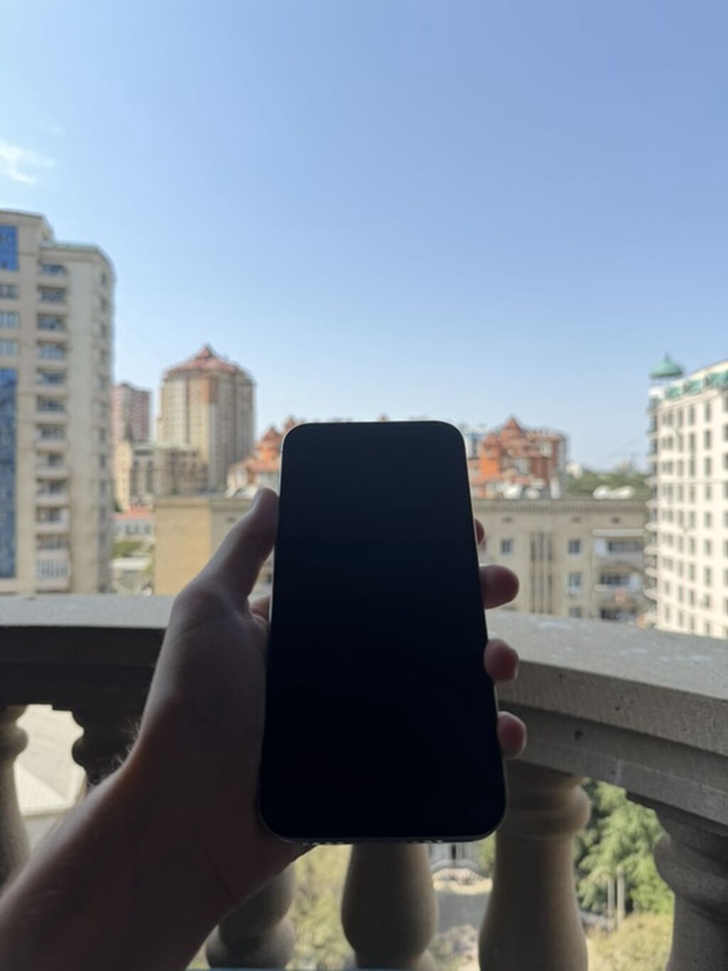 IPhone 15 Pro Max, 256 GB, White Titanium, Barmaq izi, Simsiz şarj, Face ID