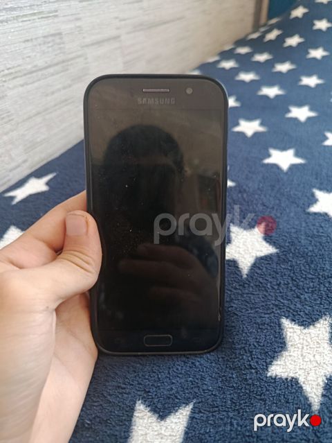 Samsung Galaxy A3 2017, 16 GB, rəng - Qara, Barmaq izi