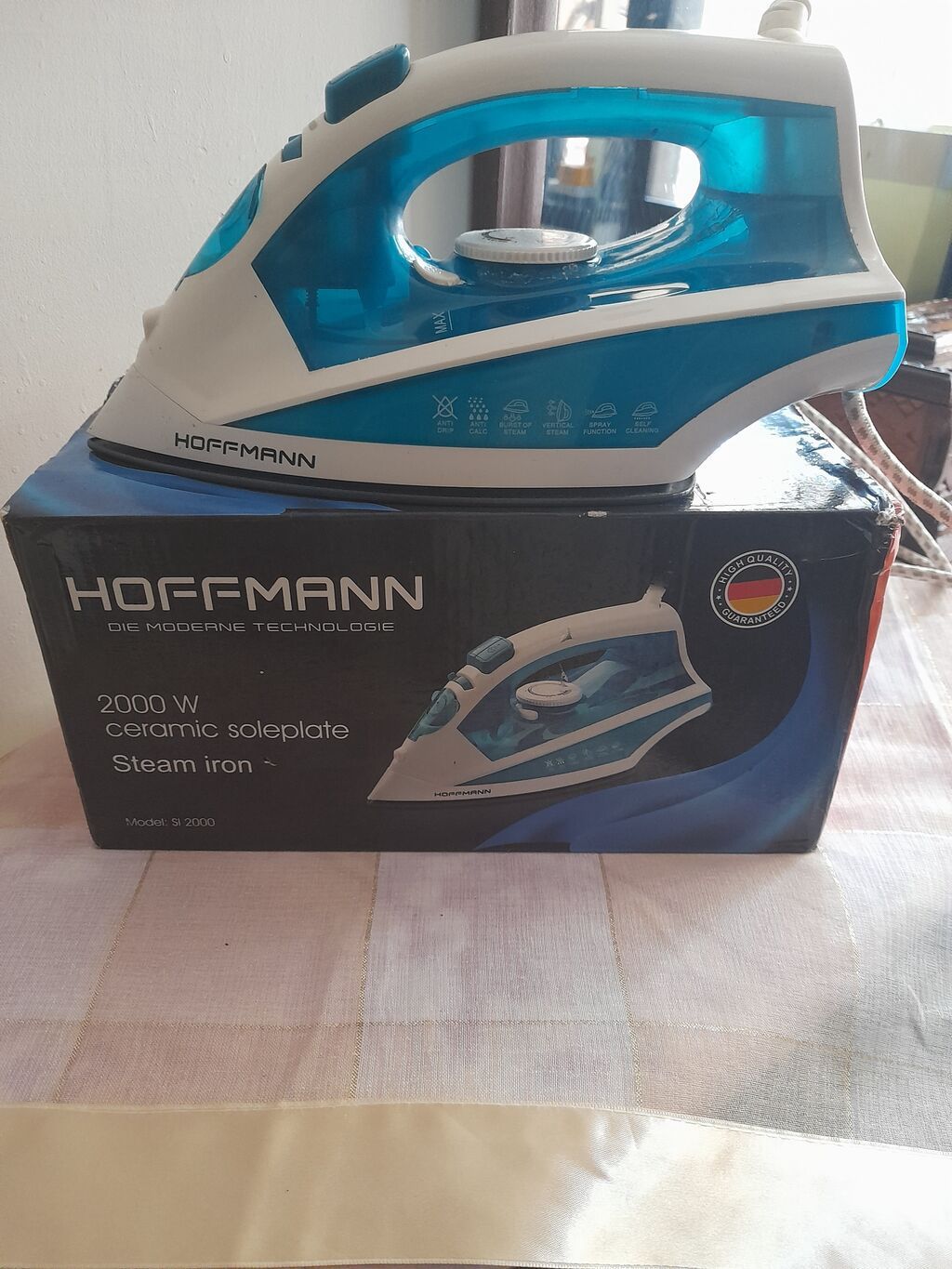Hoffmann buxarlı ütü – Model: SI 2000 - Güc: 2000 W - Altlıq: Keramik — Elektronika, Bakı