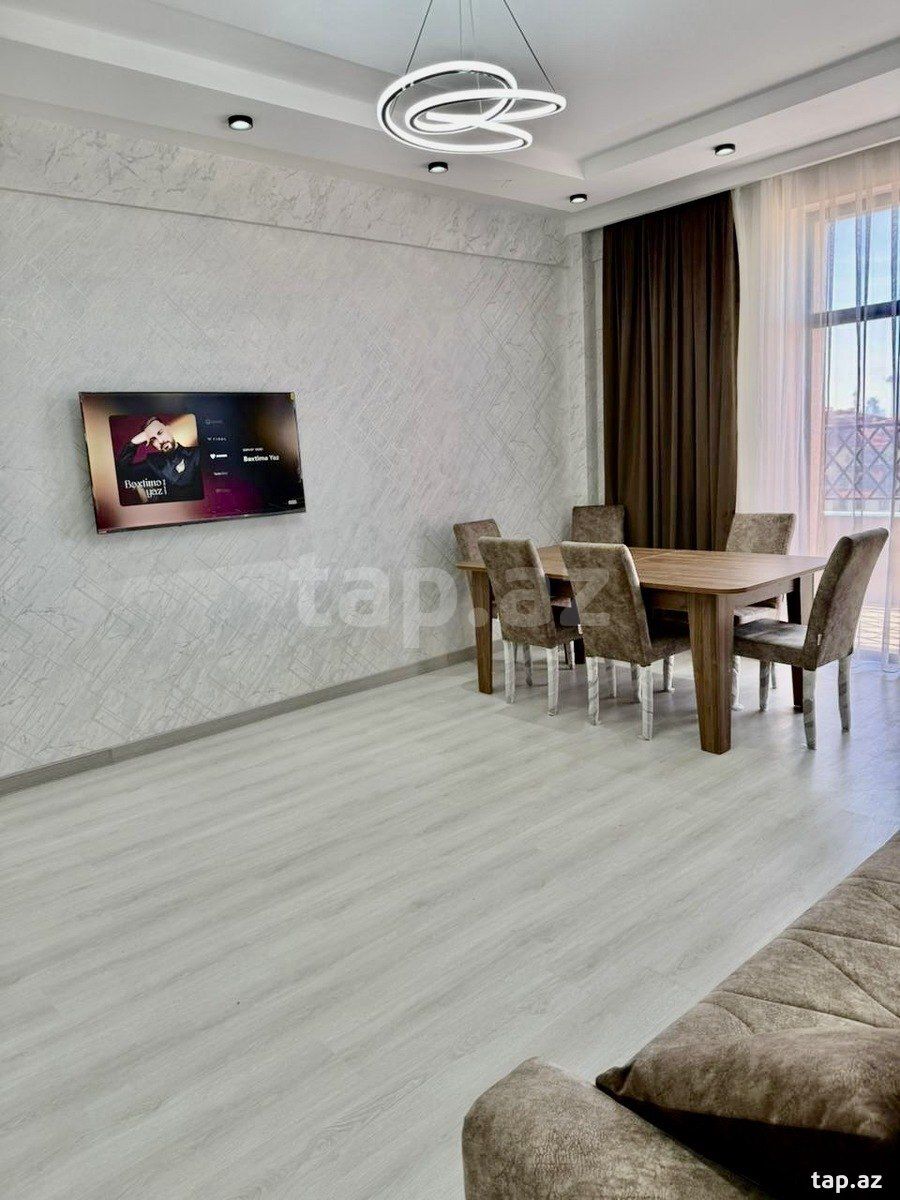 3-otaqlı yeni tikili, Qara Qarayev m., 116 m² — Daşınmaz əmlak, Bakı (11)