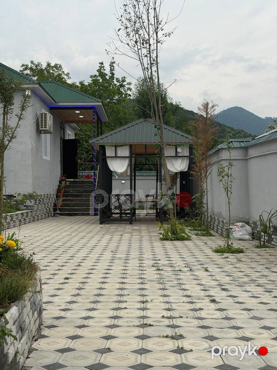 İcarəyə verilir 4 otaqlı həyət evi/bağ evi 100 m² — Ev, villa, Qəbələ (12)