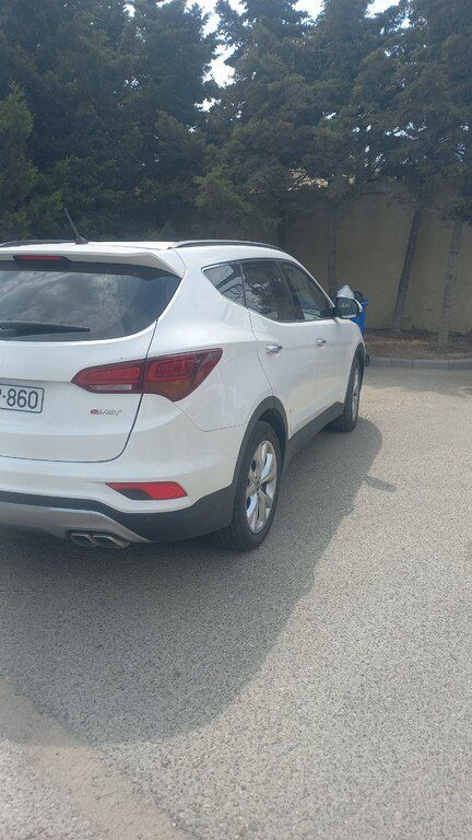 Hyundai Santa Fe, 2.0 L, 2017 il, 23 500 km — Avtomobillər, Bakı (11)