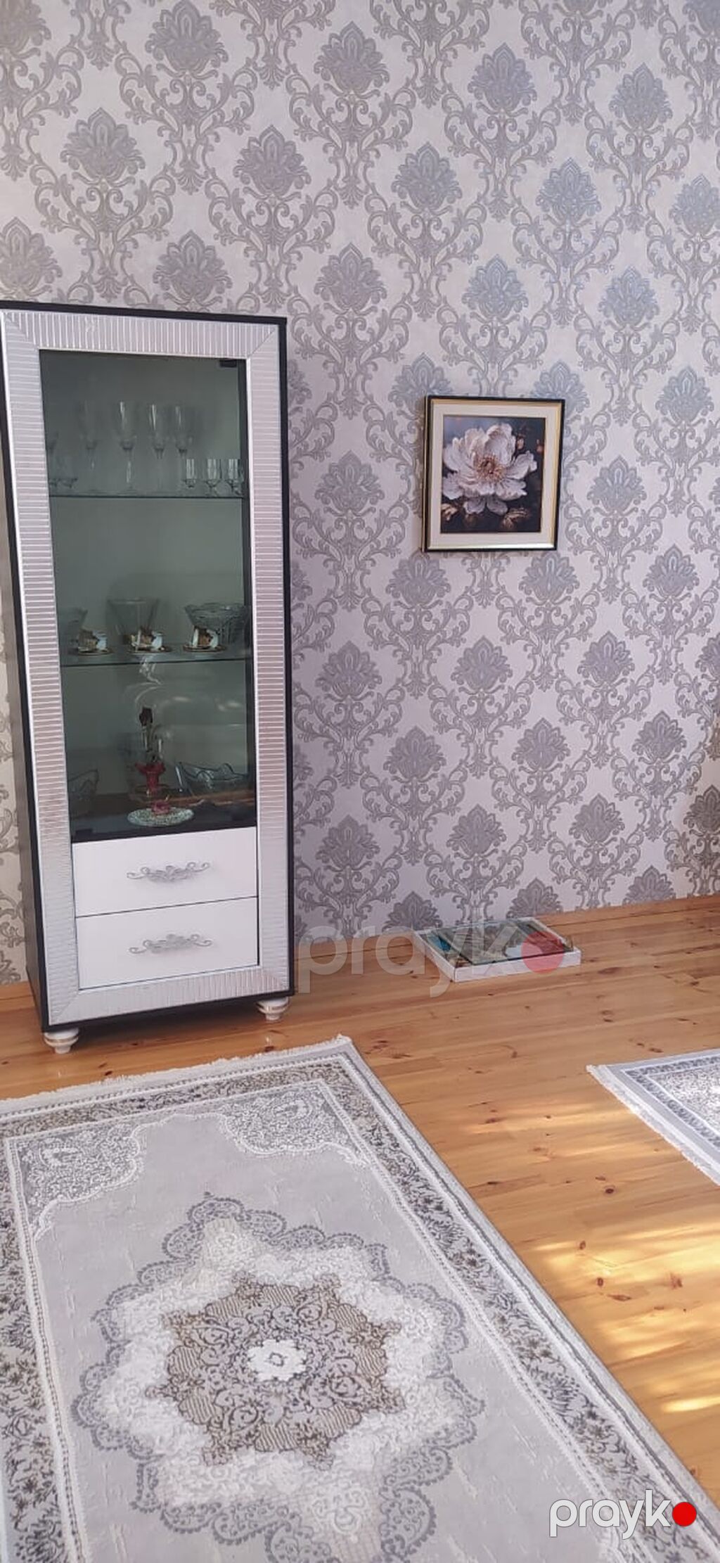 Qonaq otağı üçün vitrinli mebel dəsti - Tərkib: 1 ədəd geniş konsol + — Mebel, Bakı (3)