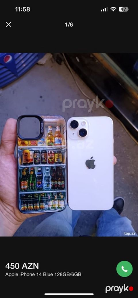 IPhone 14, 128 GB, Mavi, Face ID