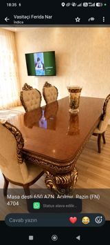 Masa desti 650 AZN. Açılmır Razin (FN) 4704 — Mebel