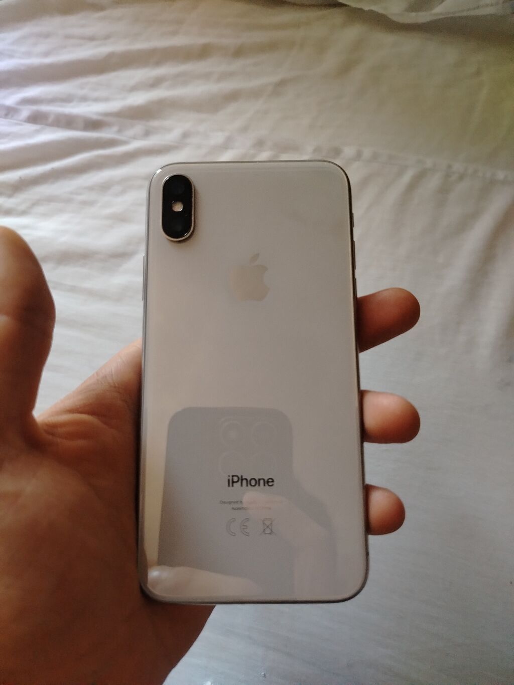 IPhone X, 64 GB, Gümüşü, Face ID — Apple iPhone, Sumqayıt (2)