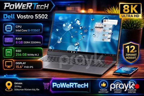 Yeni Dell Vostro, 15.6 ", Intel Core i5, 256 GB, Ünvandan götürmə, Pulsuz çatdırılma, Ödənişli çatdırılma — Bakı