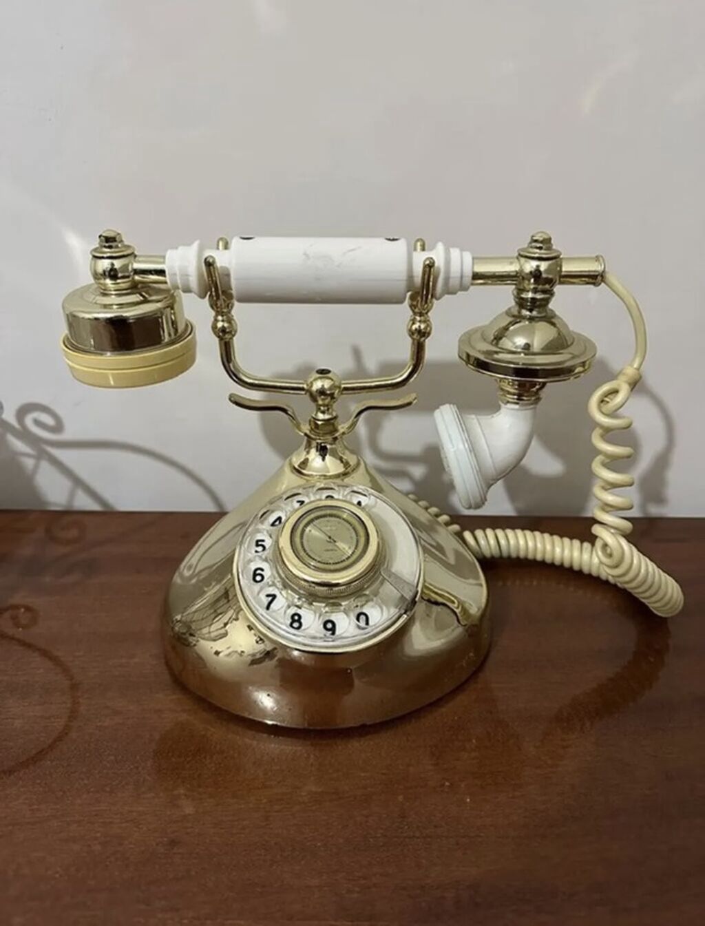 Retro diskli masa telefonu – dekorativ klassik model - Korpus — Elektronika, Bakı