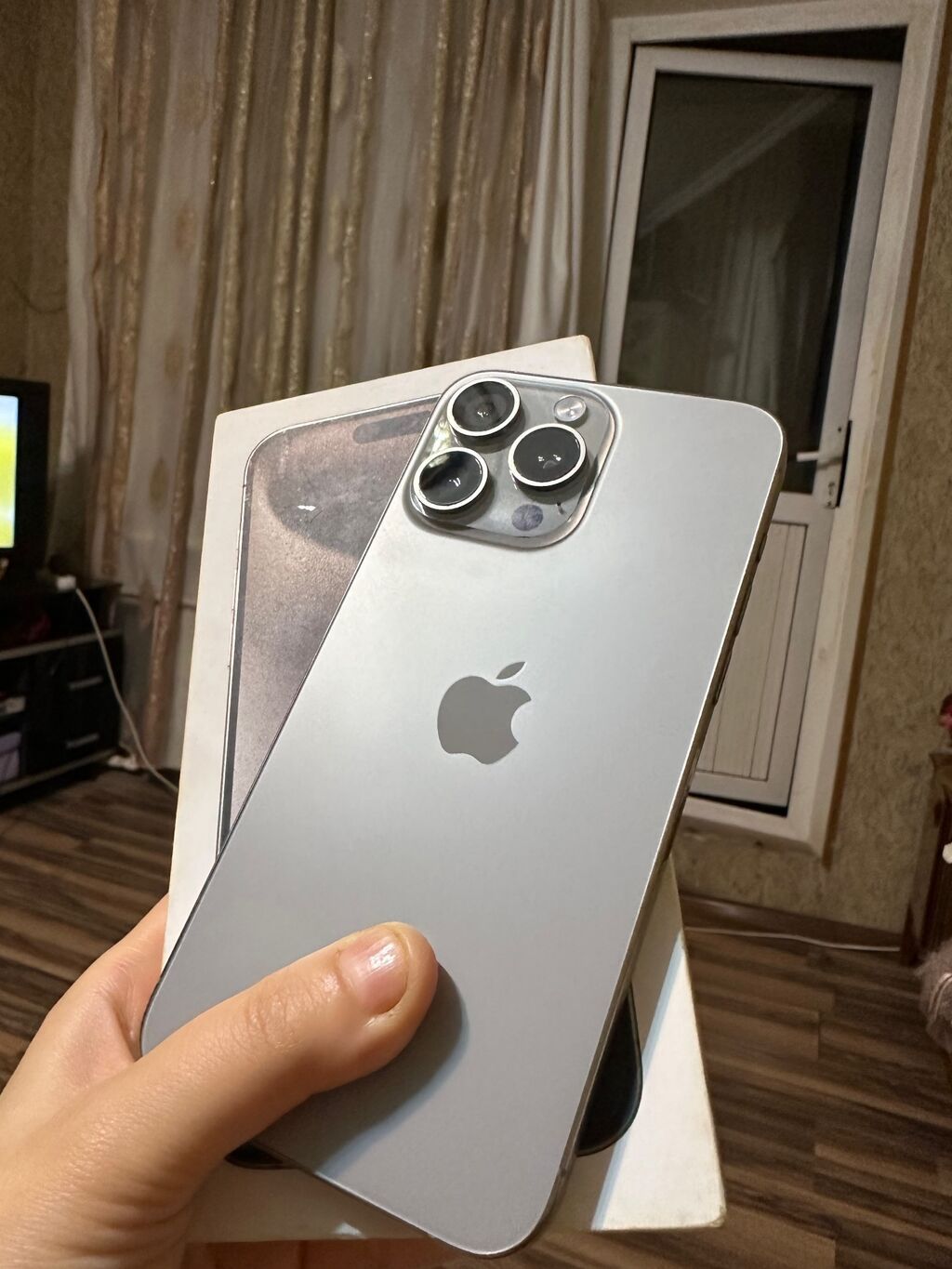 IPhone 15 Pro Max, 256 GB, Gümüşü, Face ID