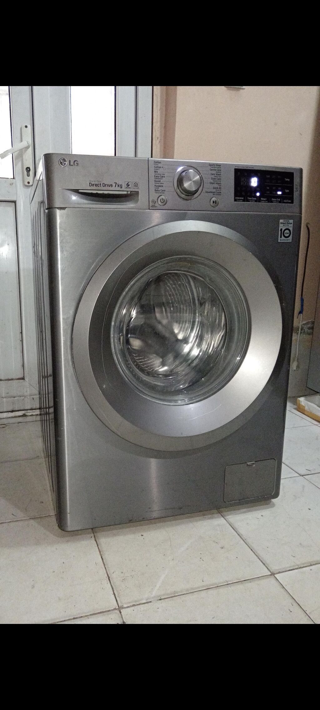 Paltaryuyan maşın LG, 7 kq, İşlənmiş, Avtomat, Qurutma var, Ödənişli çatdırılma — Paltaryuyan maşınlar, Masazır (2)