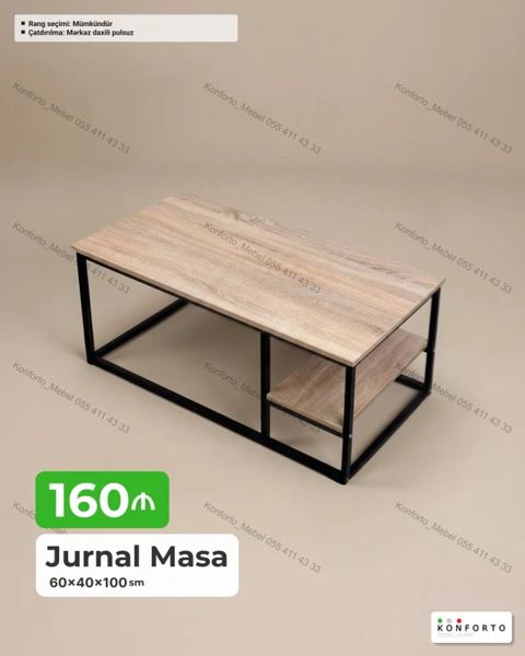 Dördbucaq masa, Açılmayan, Təkərsiz, Teksturalı laminat, Azərbaycan, Pulsuz quraşdırılma