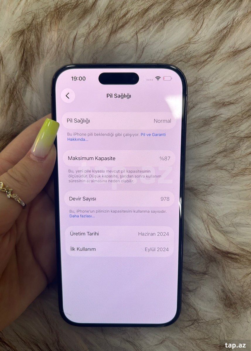 Apple iPhone 15 Pro Black Titanium 128GB/8GB — Telefonlar və qadjetlər, Bakı (5)