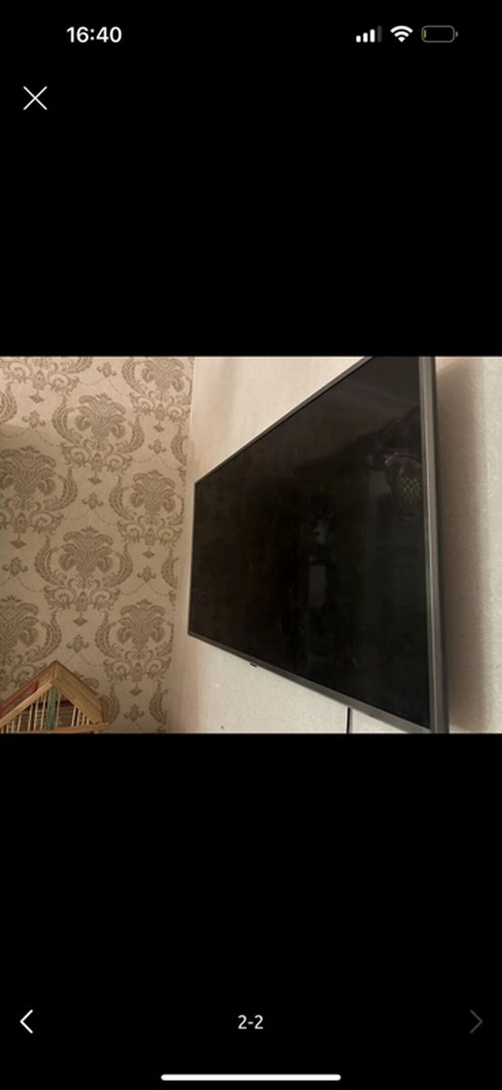 Divar askısı ilə quraşdırılmış düz ekran televizor 40-50 düym