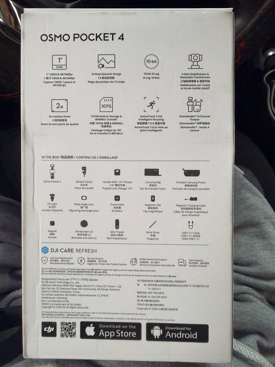 Dji osmo pocket 4 creator combo — Telefonlar və qadjetlər, Bakı (7)