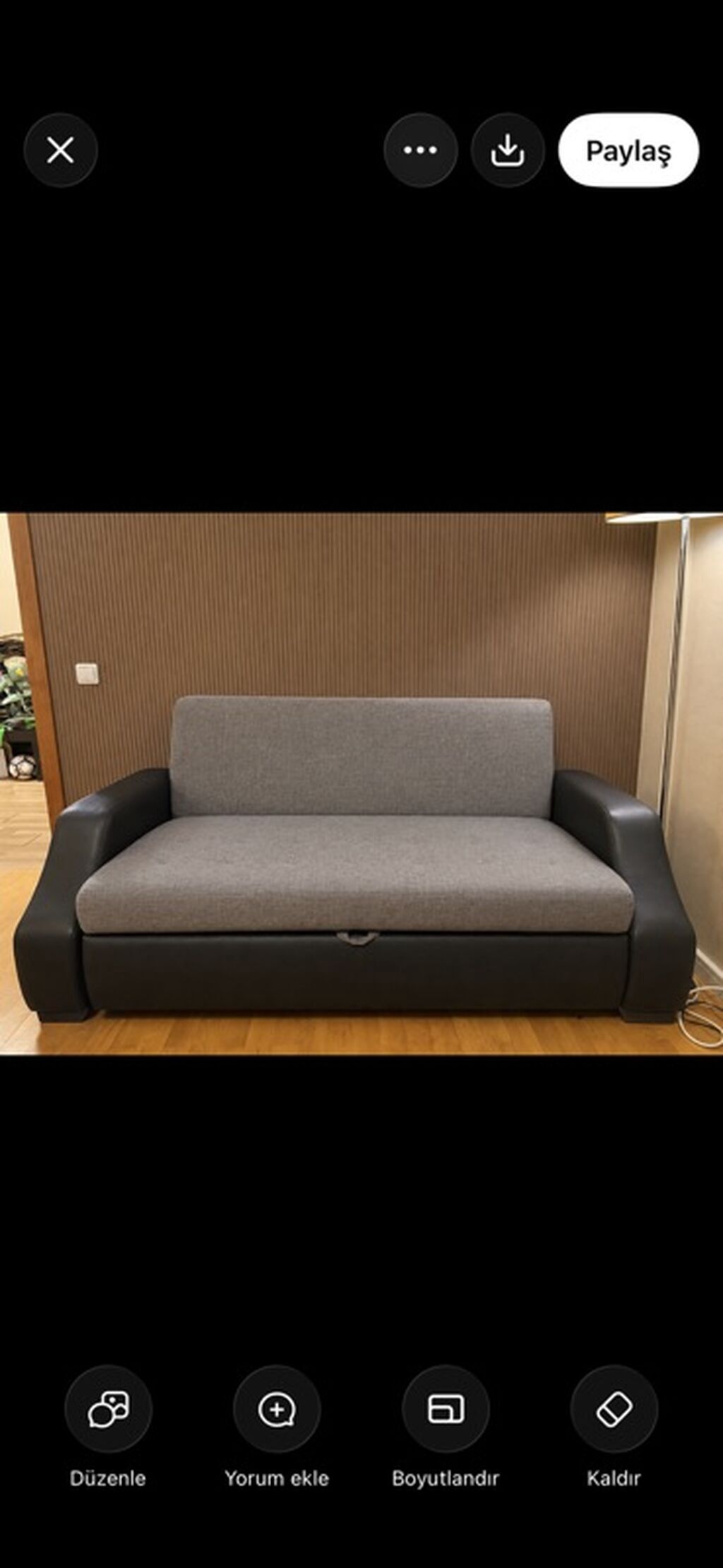 Qonaq otağı dəstı: divan və 2 kreslo - Model: müasir üslubda, minimal