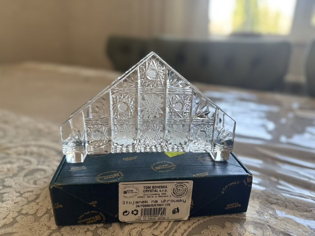 Bohemia kristal salfetlik Qiymet sondur - Brend: Tom Bohemia Crystal — Mallar, Bakı