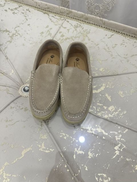 Bej mokasin ayakkabısı, uşaq, ölçü 27