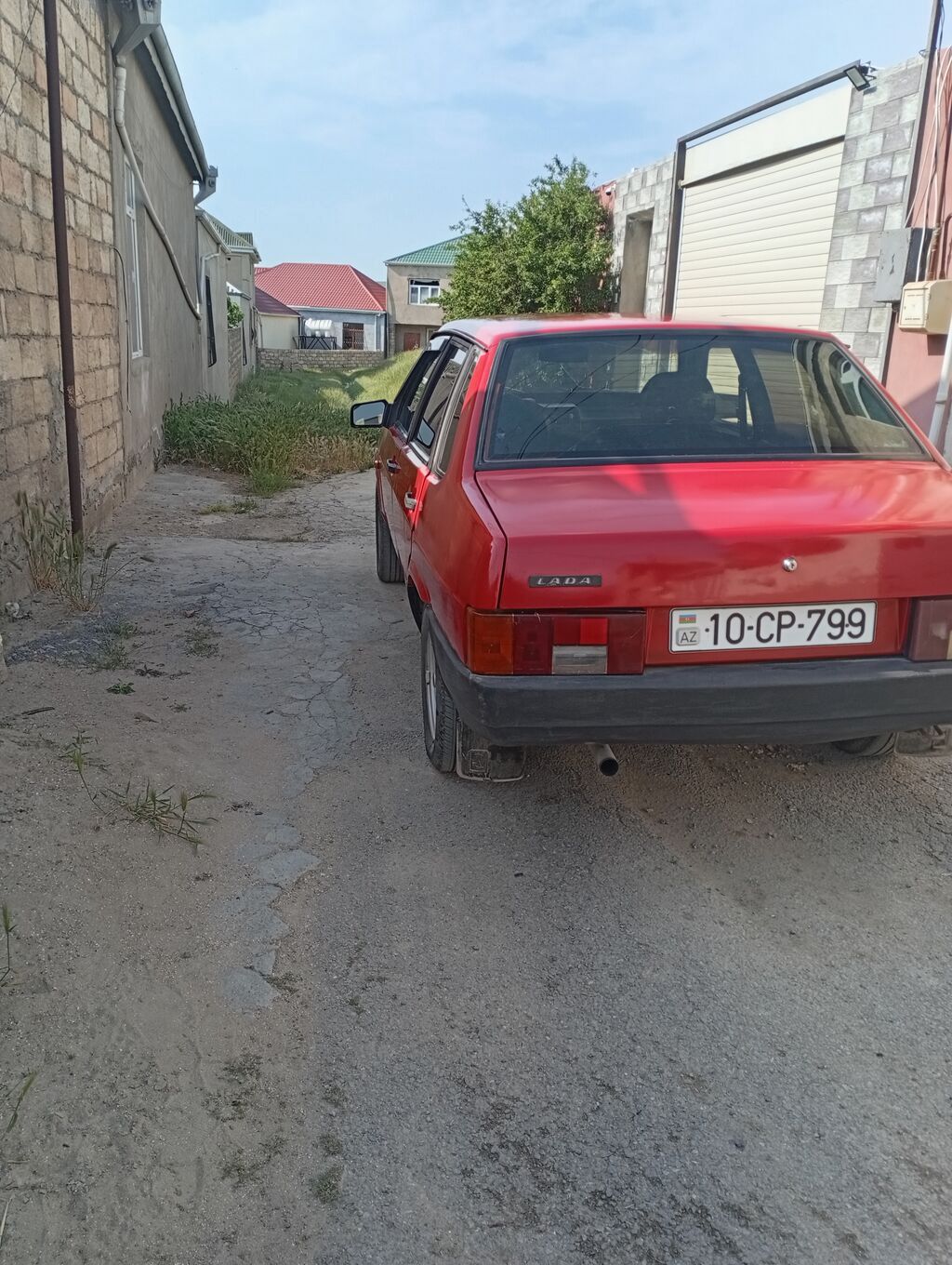 Lada 21099, qırmızı rəng, sedan korpus. - Mühərrik: benzinli — Avto, Bakı (7)