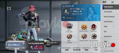 PUBG Mobile Hesabı – Laboratoriya Silahları və Kosmetiklər — Bakı