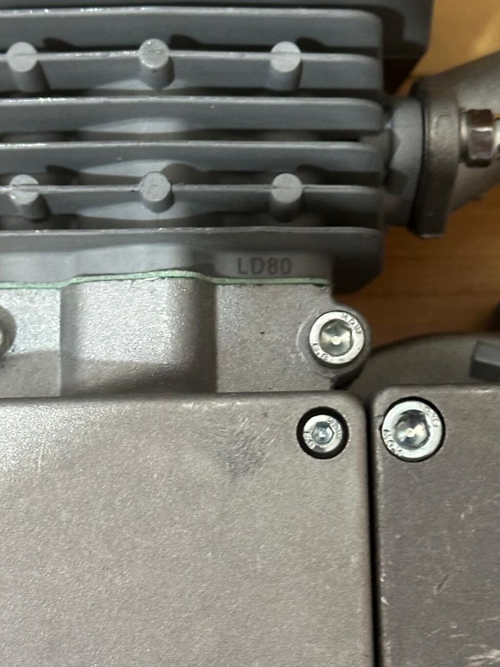 Moped/velosiped üçün benzin mühərriki dəsti – LD80 (iki dövrlü) — Bağ texnikası üçün qoşma, Bakı (3)
