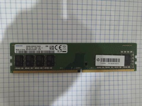 Operativ yaddaş (RAM) Samsung, 8 GB, 2666 Mhz, DDR4, PC üçün, İşlənmiş — Bakı