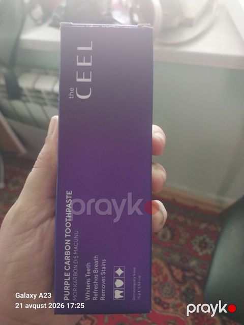 The CEEL Purple Carbon Toothpaste – Mor Karbon Diş Macunu - Dişləri