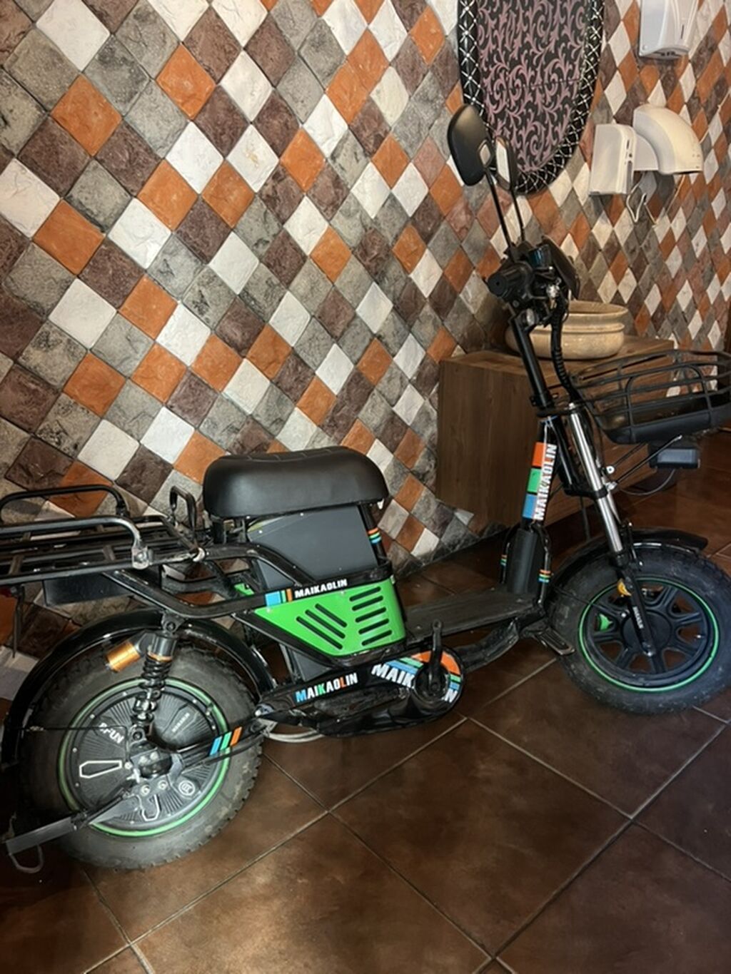 Elektrik velosiped/skuter – MAIKAOLIN - Şəhərdaxili rahat və — Velosipedlər, Bakı (3)