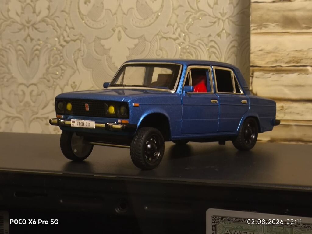 Model avtomobil – VAZ 2106 (miqyas ehtimalən 1:24 və ya 1:18) - — Mallar, Neftçala (2)