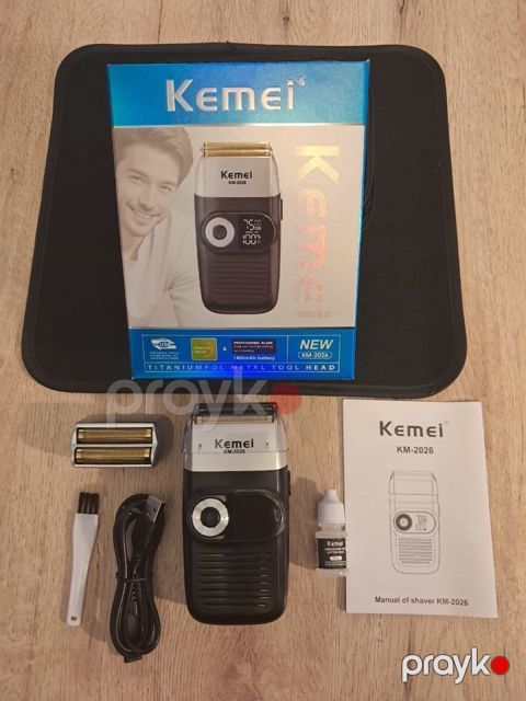 Kemei (KM-2026) elektrik üz qırxan