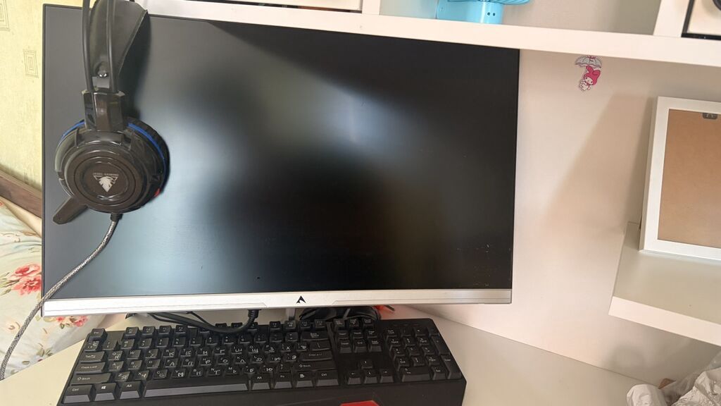 Oyun kompüteri və aksesuar dəsti - Korpus: Şüşə yan paneli olan qara — Elektronika, Bakı (3)