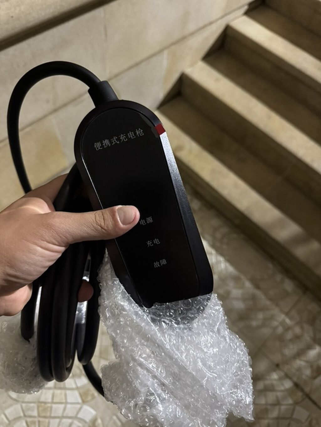 Portativ Elektrik Avtomobil Şarj Cihazı 3.5 kW / 16A GB/T