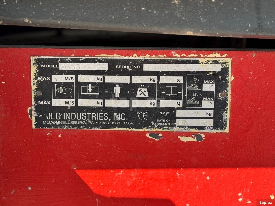 Elektrik qayçı səbət JLG 2630 ES (10 metr qayçı səbət) — Avto, Bakı (6)
