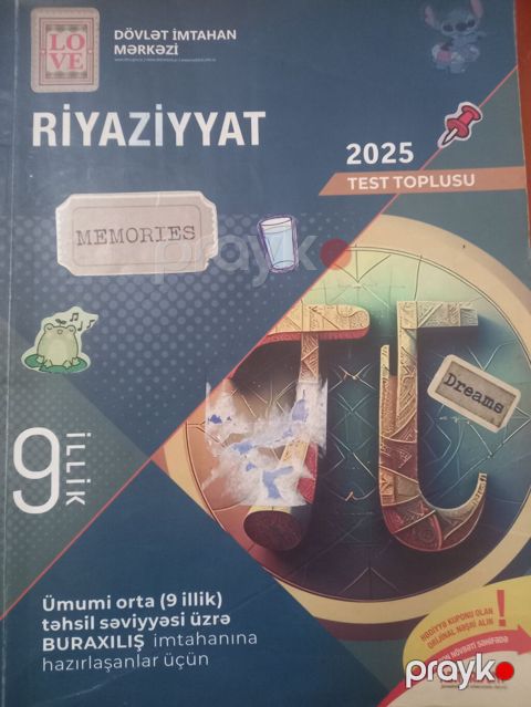 Riyaziyyat Dim 9 illik toplu Məlumat : ✅️ Kitab tam istifadəyə