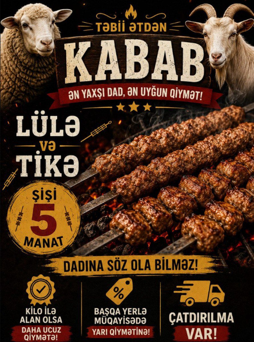 Lülə və tikə sifarişi — Mallar, Bakı