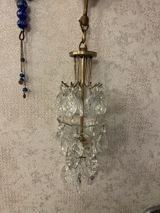 Klassik üslublu asma kristal çilçıraq, 1 lampa — Xatirə