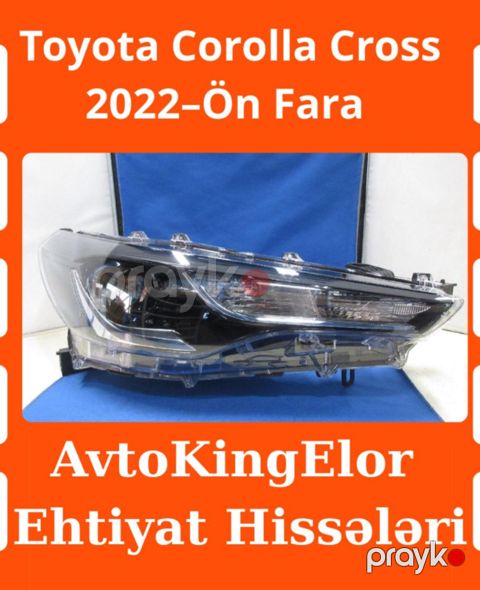 Toyota Corolla Cross 2022 ön farası