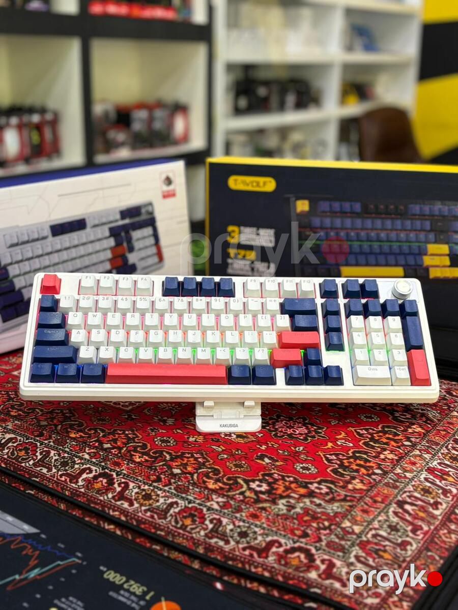 T-Wolf T78 Mexaniki Klavyatura ( Wifi+BT+USB ) — Elektronika, Bakı (12)
