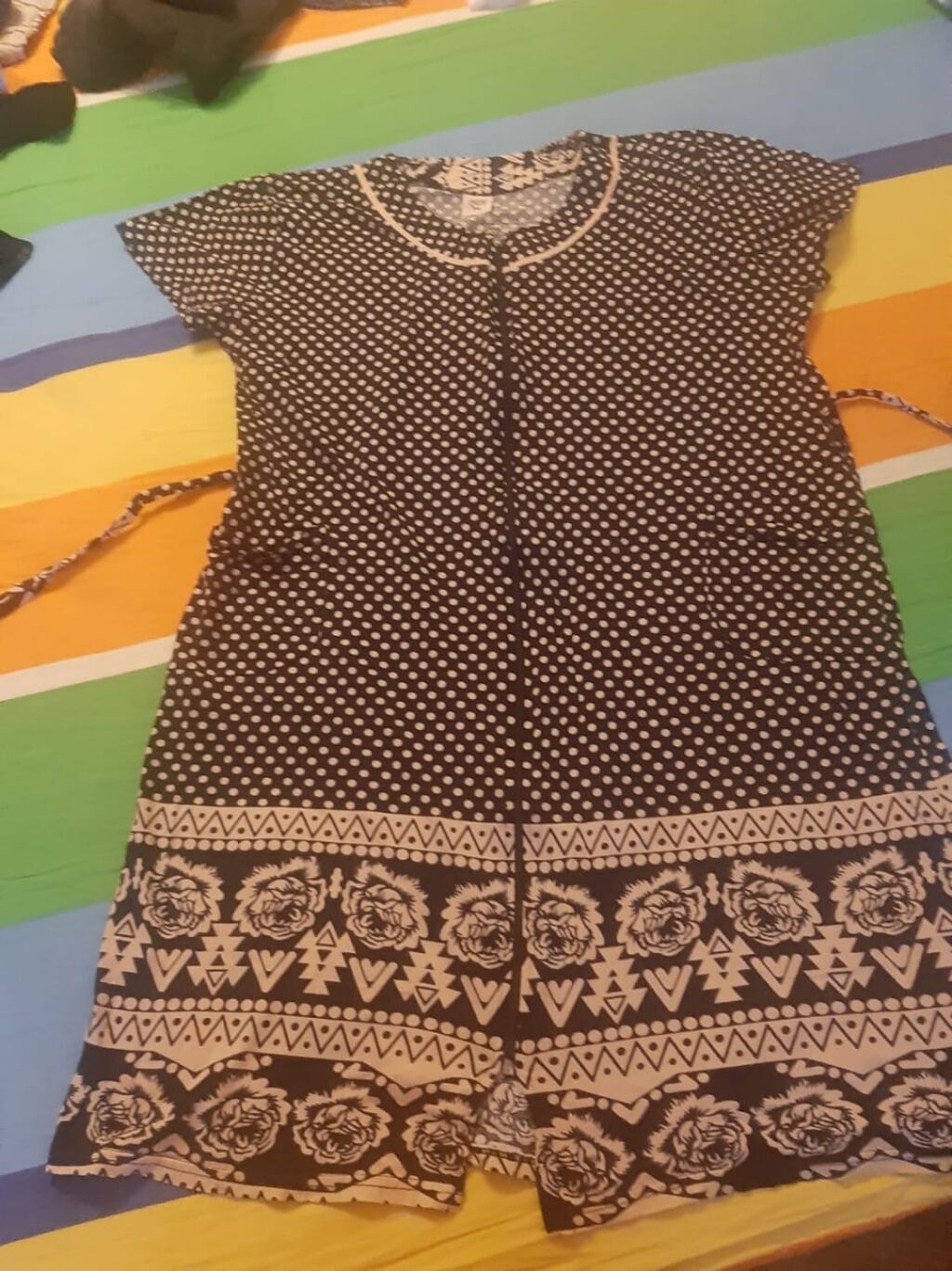Qadın üçün ev xalatı (2 ədəd dəst) - Model: Qısaqollu, dizə yaxın — Şəxsi əşyalar, Bakı (2)