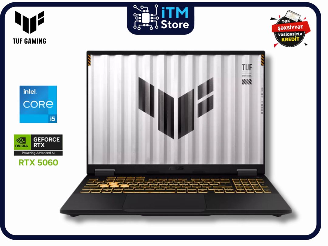 ASUS TUF F16 FX608JMR-RV130 90NR0NB1-M007D0 — Elektronika, Bakı
